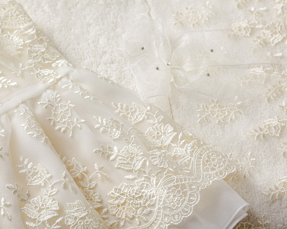 Λαδόπανα βάπτισης με Δαντέλα Γαλλίας | French Lace 618