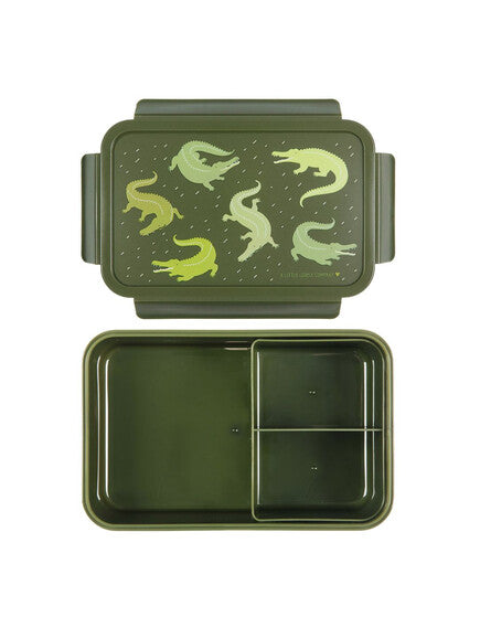 Δοχείο φαγητού Bento με χωρίσματα- 1,2 L- Crocodiles