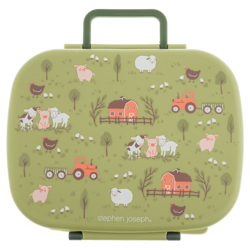 Δοχείο Φαγητού, Bento Box with Removable Tray, Farm