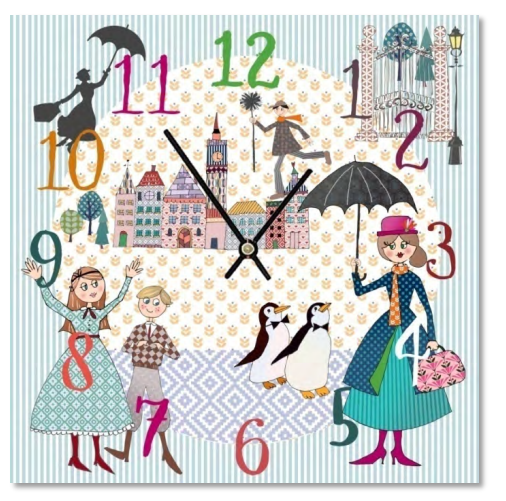 Ρολόι Τοίχου "Mary Poppins"