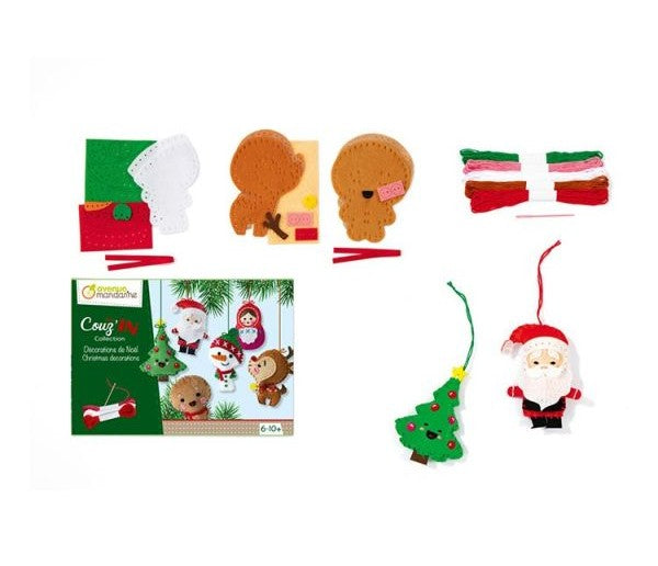 Δημιουργικό σετ ραπτικής για τα Χριστούγεννα