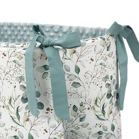 Βαμβακερή προστατευτική πάντα κούνιας με print Eucalyptus Leaves