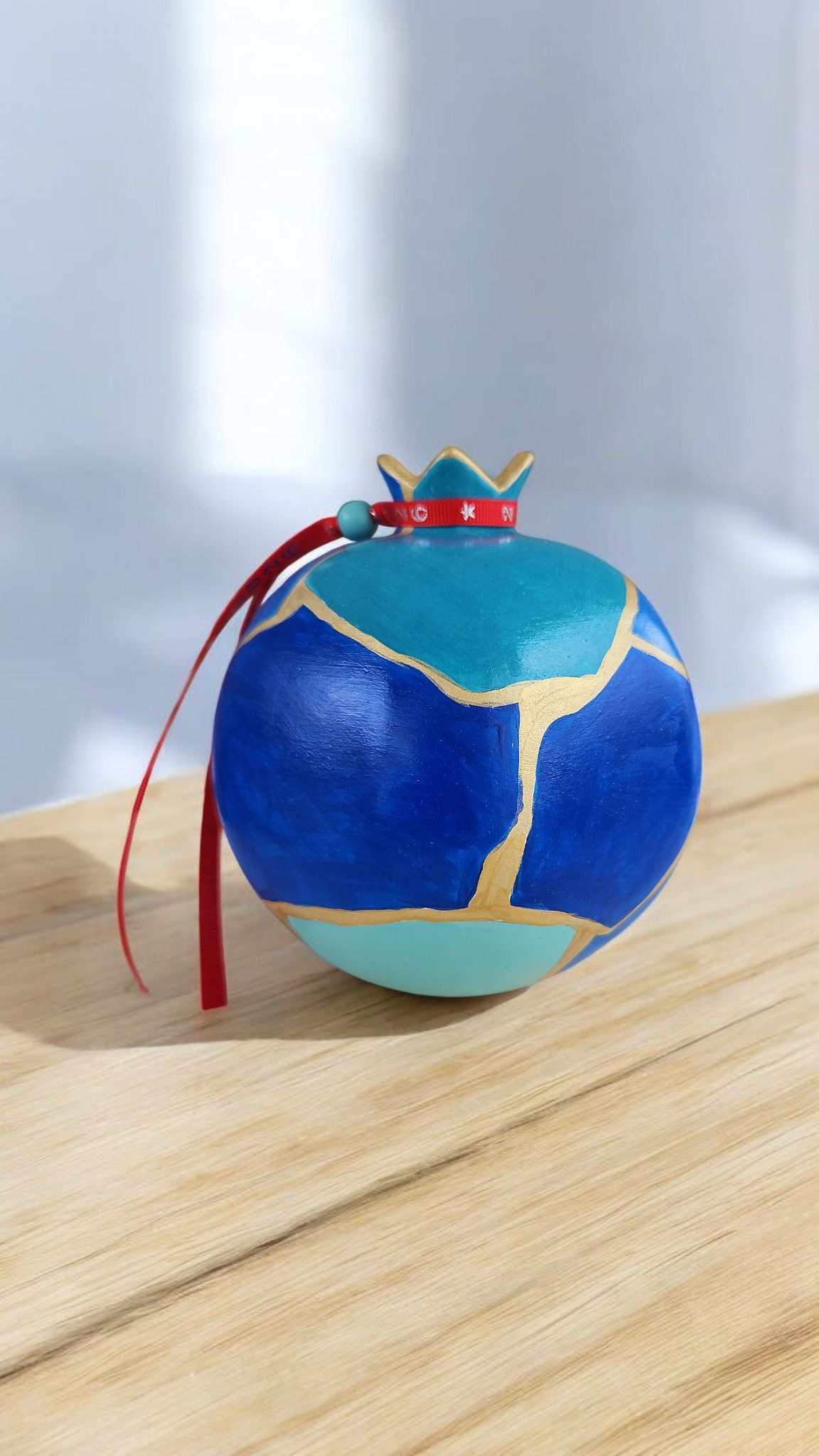 Κεραμικό ρόδι Kintsugi.