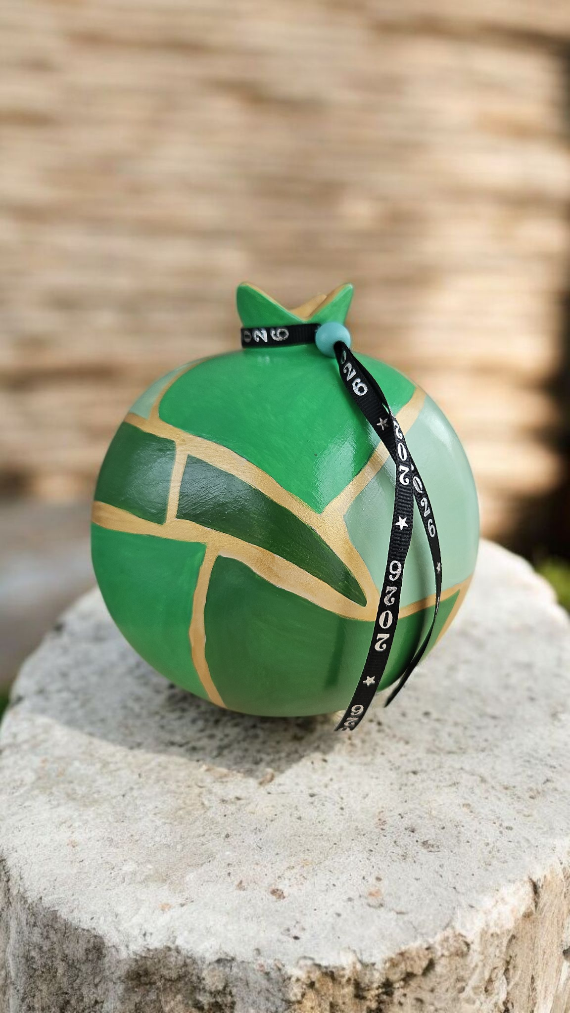 Κεραμικό ρόδι Kintsugi.