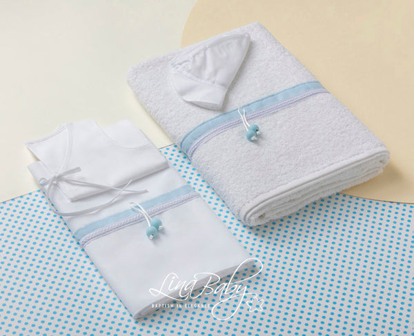 Λαδόπανα βάπτισης Baby Boom 1556