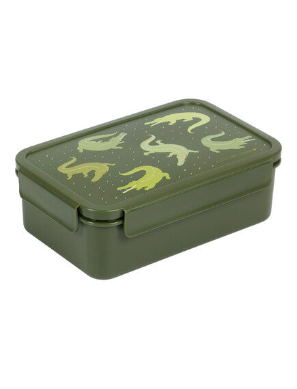 Δοχείο φαγητού Bento με χωρίσματα- 1,2 L- Crocodiles