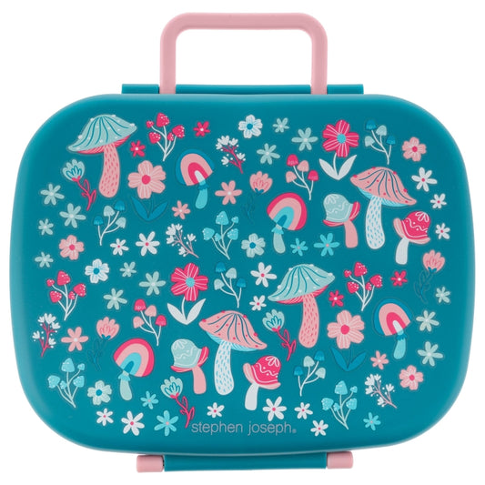 Δοχείο Φαγητού, Bento Box with Removable Tray, Mushroom