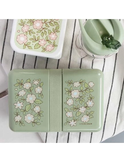 Δοχείο φαγητού με λάστιχο Lunch box Blossom Sage