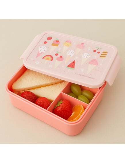Δοχείο φαγητού Bento με χωρίσματα- 1,2 L- Ice-cream