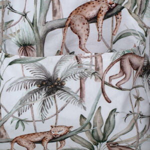 Υφασμάτινο Παιδικό Σακ Βουαγιάζ με Jungle Animals print